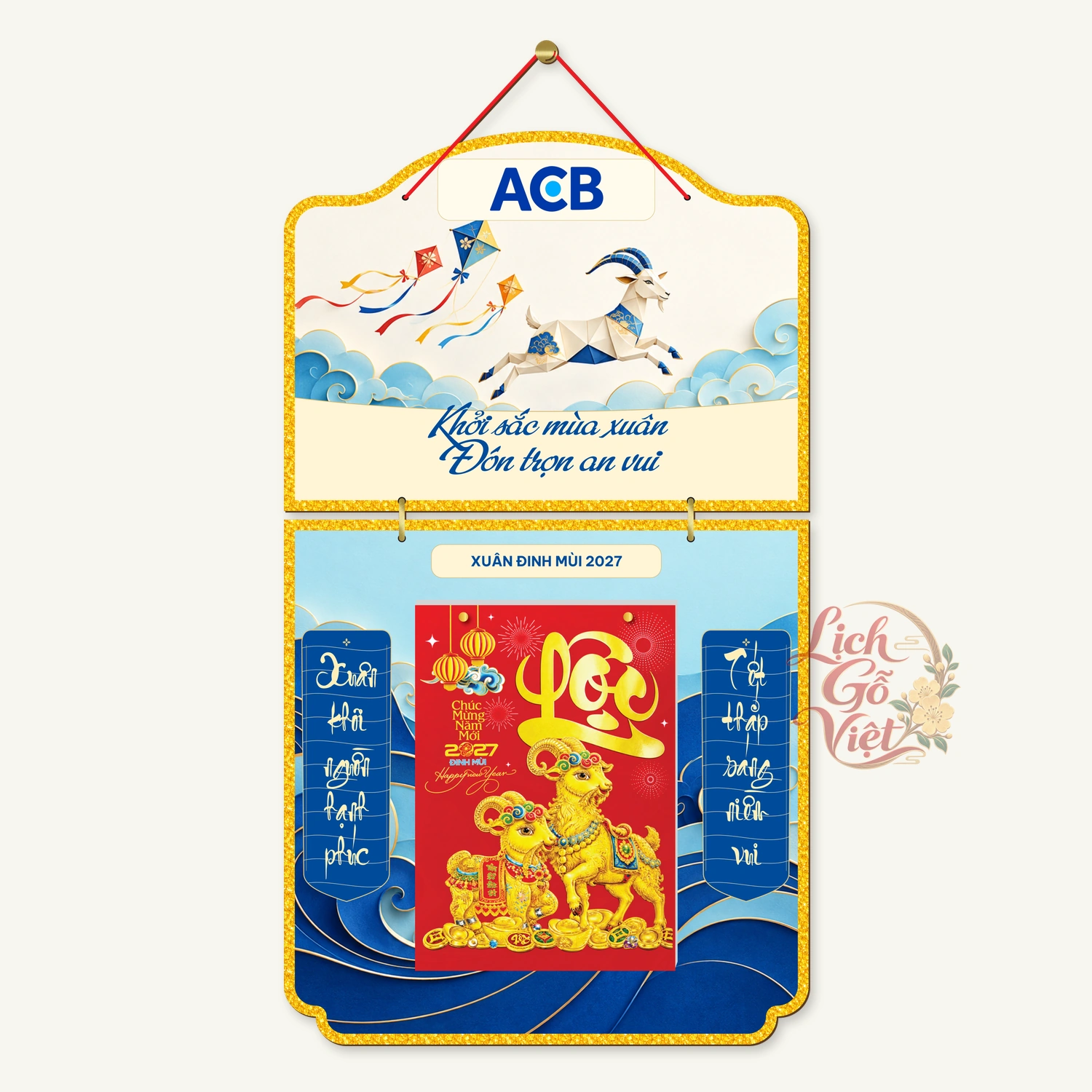 Lịch gỗ 2 thân ACB 2027 – Khởi sắc an vui — ảnh 4
