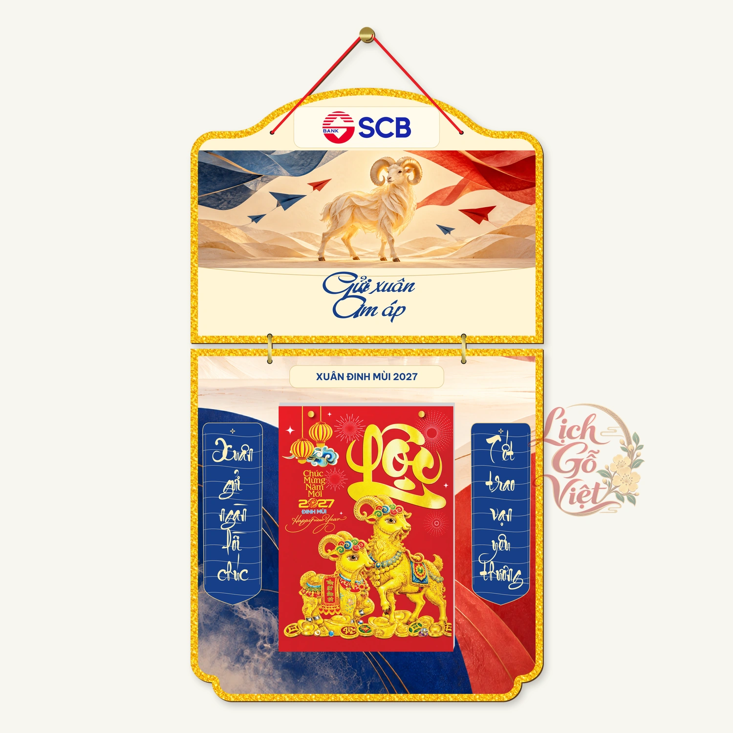 Lịch gỗ 2 thân SCB 2027 – Gửi xuân ấm áp — ảnh 4