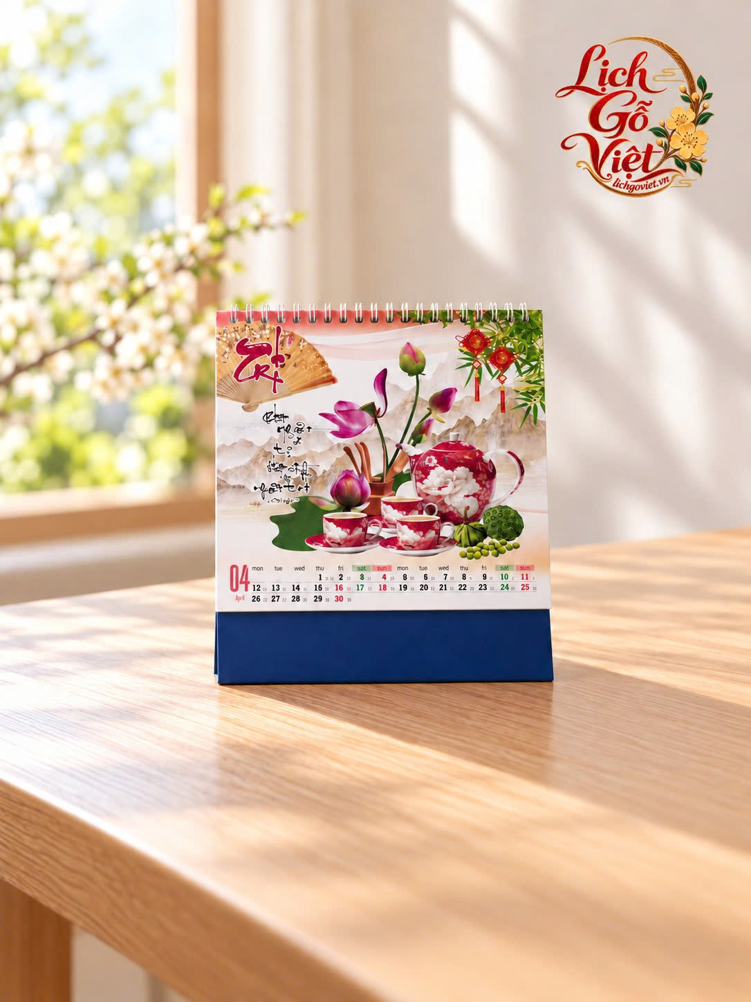 Lịch để bàn Chữ A 19 × 21 cm - Hai Bà Trưng