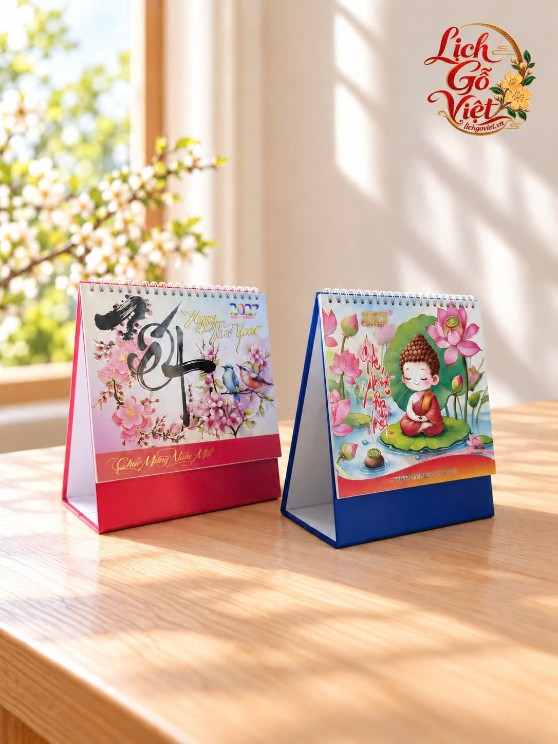 Lịch để bàn Chữ A 19 × 21 cm - Hai Bà Trưng